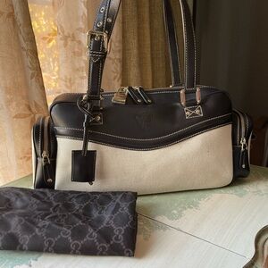 Vintage GUCCI East West satchel